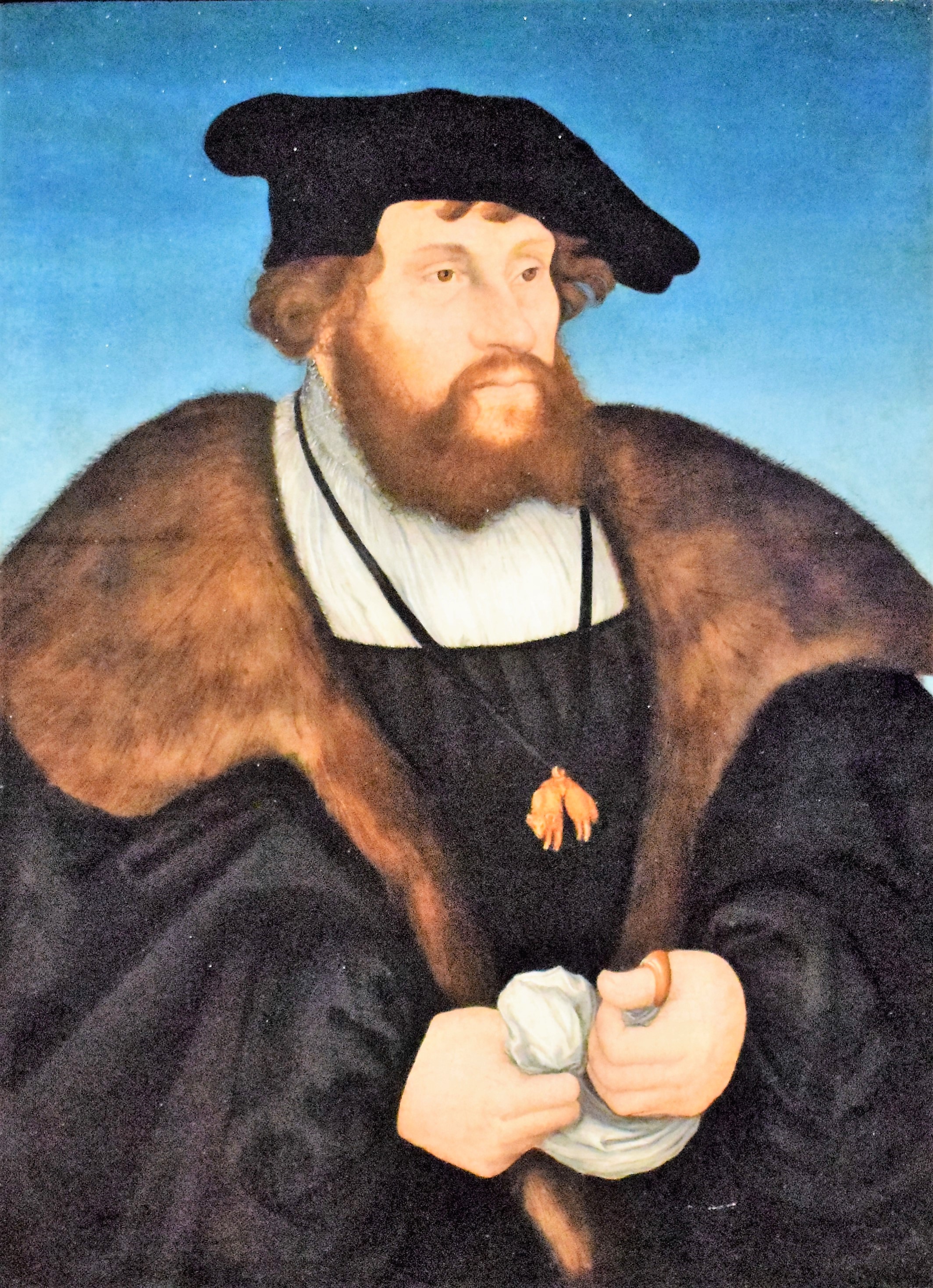 Christian geschilderd in de werkplaats van Cranach